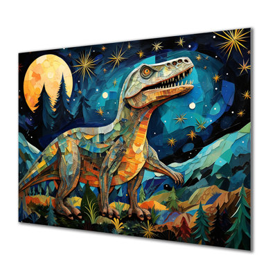 Ancienne légende des dinosaures III - Art mural en métal dinosaure MT133396