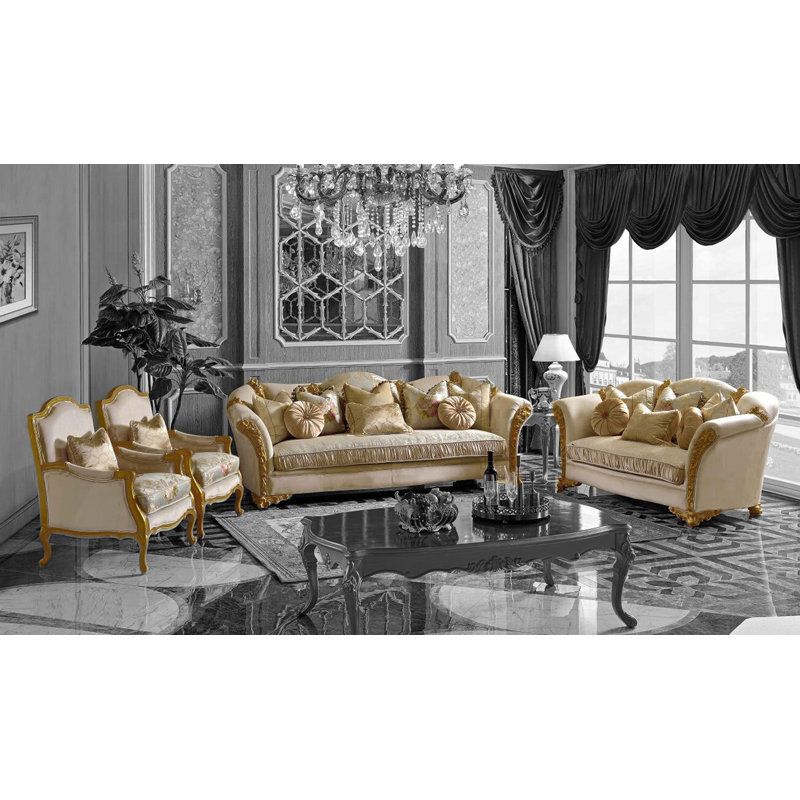 Cybulski 4 Piece Living Room Set