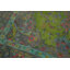 Tapis traditionnel vert en laine à motif médaillon 6 x 10