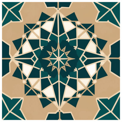 Geometric Mandala Pattern Comforter
