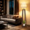 156cm Powder Coated Tripod Floor Lamp