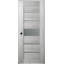 Avon X 84 po Porte intérieure simple pré-suspendue en composite de noyer de pacane et de verre givré 5-Right Right-Hand-114625171-114625166-93390283