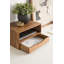 Adeana Poplar Solid Wood Floating Shelf with Drawer-1448701954
