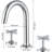 8 In. Widespread Double-Handle High-Arc Bathroom Faucet-103550090