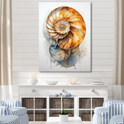 Golden Sea Sheel Spiral I