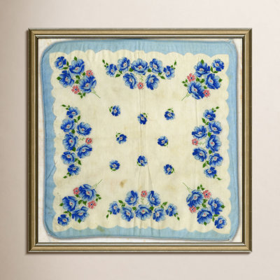 Wendover Art Group "Vintage Silk Handkerchief II"