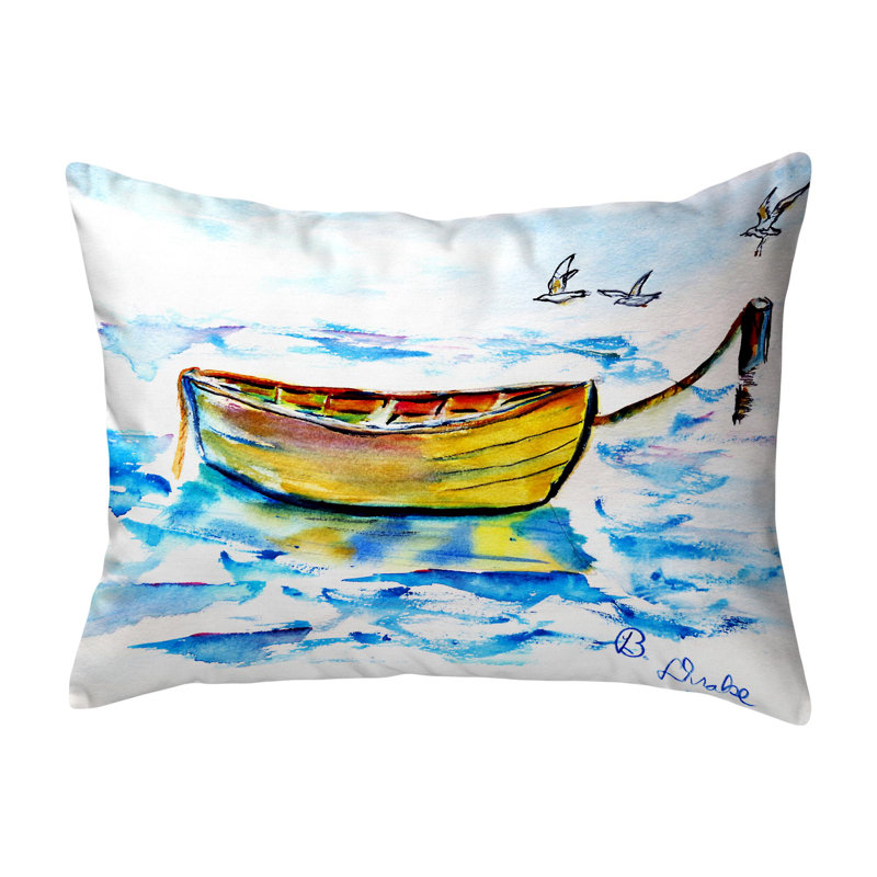 Outdoor Reversible Throw Pillow