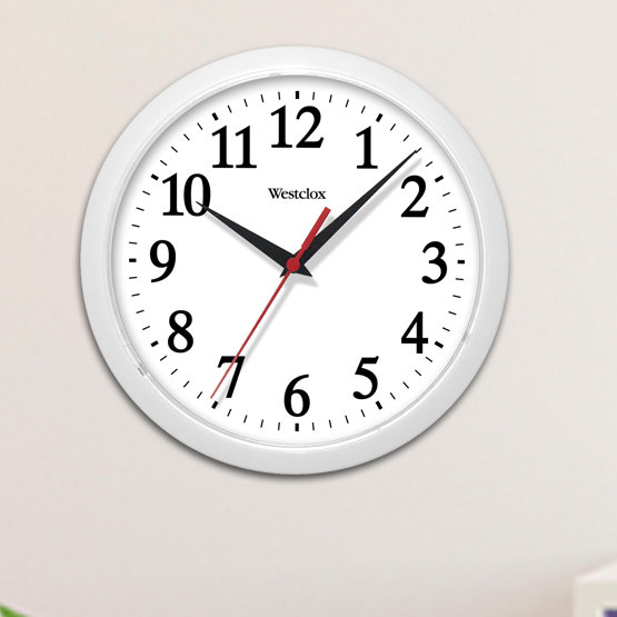 Newbury Wall Clock, White