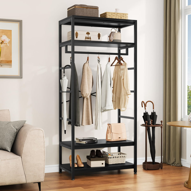 Hall Tree 80cm Wide, Black