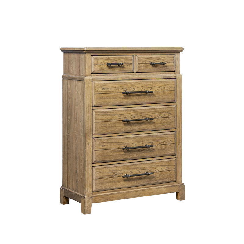 6-Drawer Chest - Caramel Finish