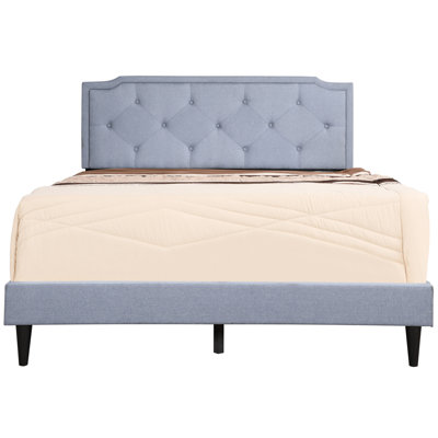 58.57 Lb Heavy Blue Full Bed - Foam Filler Fabric Cover Glory Furniture G1123 82.88 In. Wide Filling