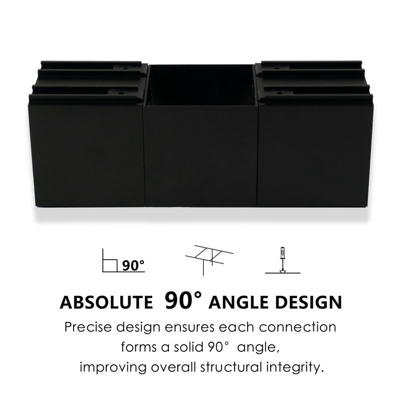 2 Sets Diy Pergola Brackets 3-Way Right Angle Corner Bracket