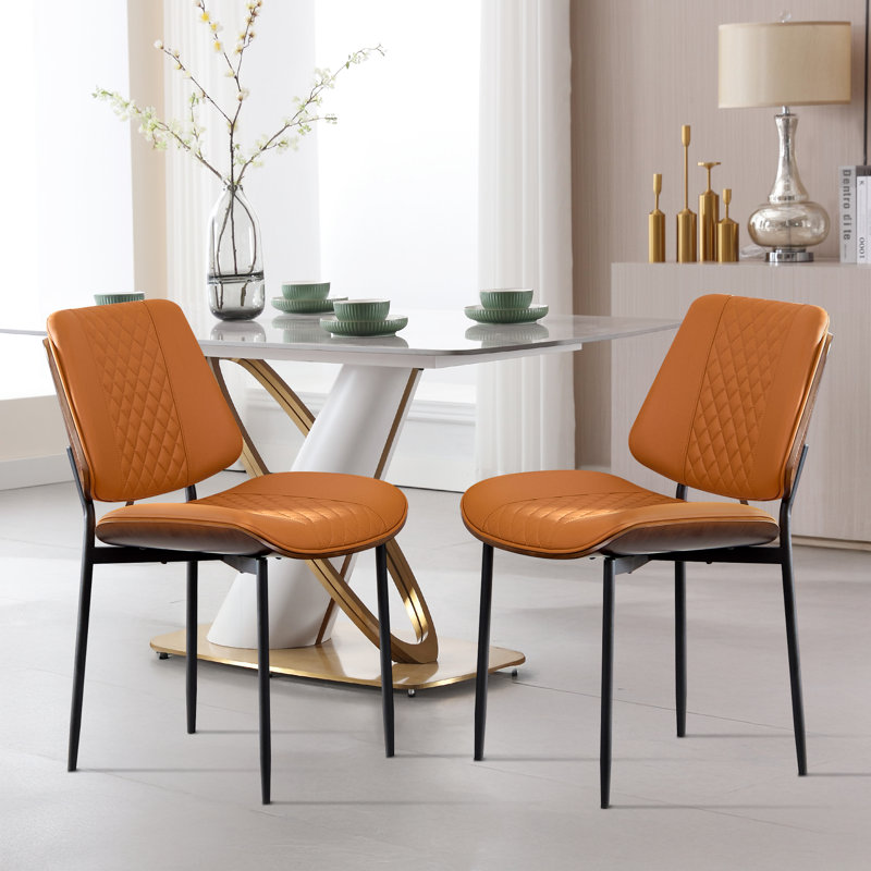 Chaise de salle à manger Jianny, Brun