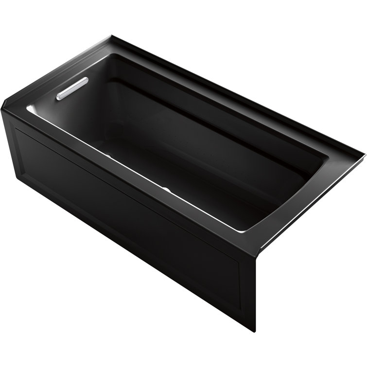 Archer® 66" X 32" Integral Apron Heated Bubblemassage™ Air Bath with Bask® Heated Surface and Right-Hand Drain
