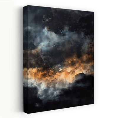 «Dramatic Sky Abstract Dramatic Ethereal Landscape Nature», art mural