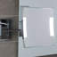 Quadrolo Flat Metal Lighted Wall Mirror