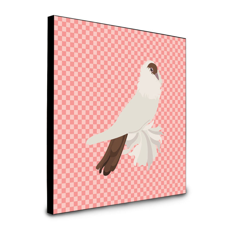 Panneau mural en art casque-allemand pigeon Southfield, Rose