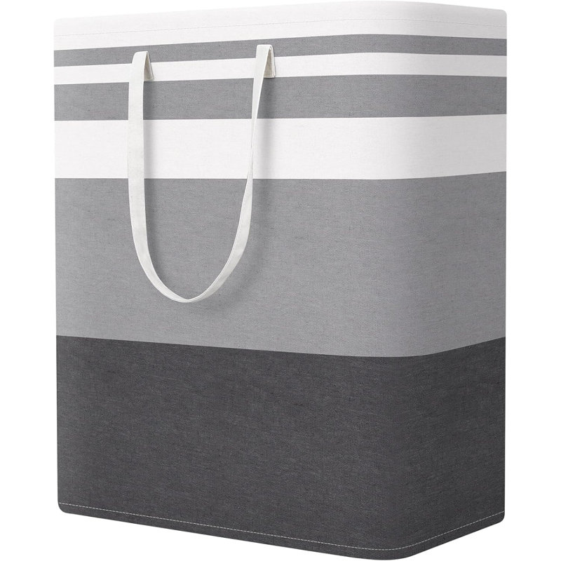 Grand panier à linge pliable avec poignée portable, panier à linge indépendant