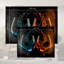 Single Picture Frame LED Illuminated Wall Art Wall Art on Glass / Aluminium-126410513