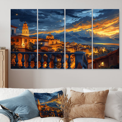 Ensemble de salon mural Chassidy - City Buildings