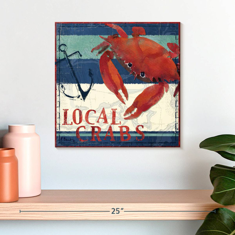 Brampt Deep Sea Crab, 16" H x 16" W