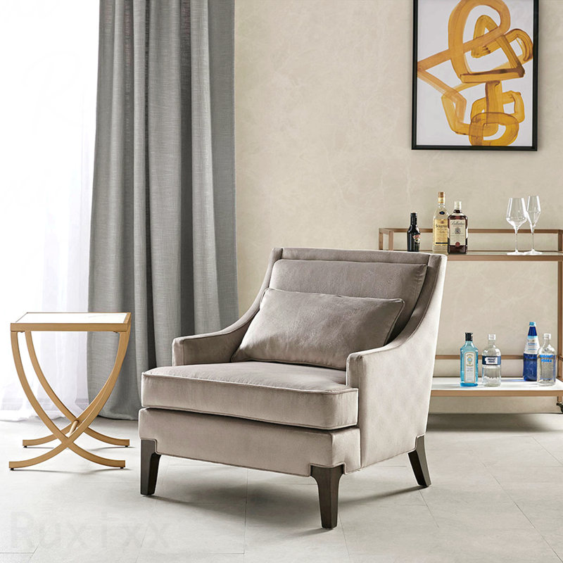Chaise avec accoudoirs décoratifs - Anna For Cozy Living