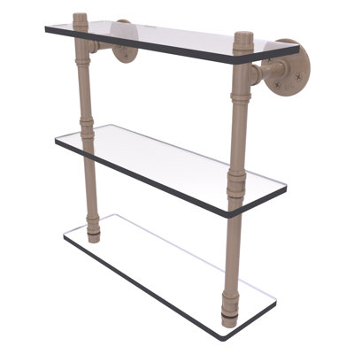 Tablette en verre P de la collection Pipeline
