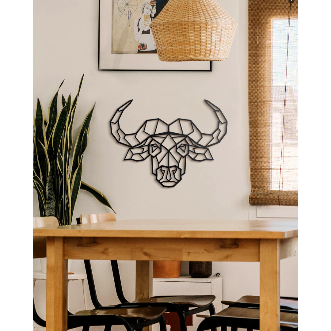 Wanddekoration Bull Head