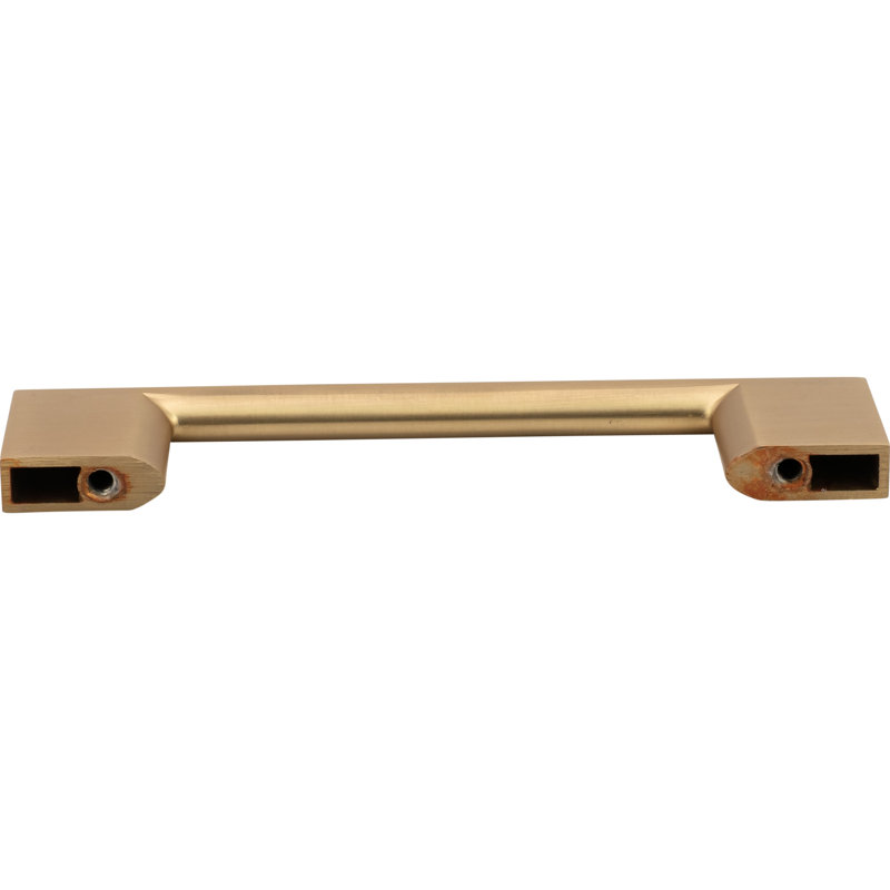 Soft Square 3 3/4" Center to Center Bar Pull, Champagne Bronze