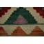 Tapis kilim unique fabriqué à la main 3 x 4 avec des motifs géométriques audacieux