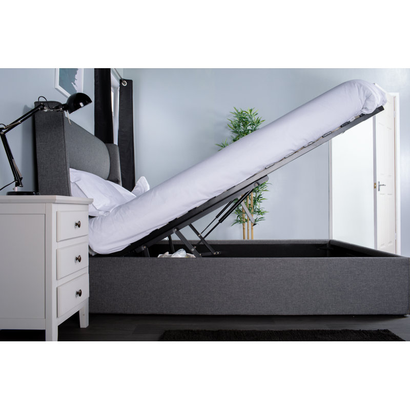 Adelaida Upholstered Ottoman Storage Bed, Double (4'6)