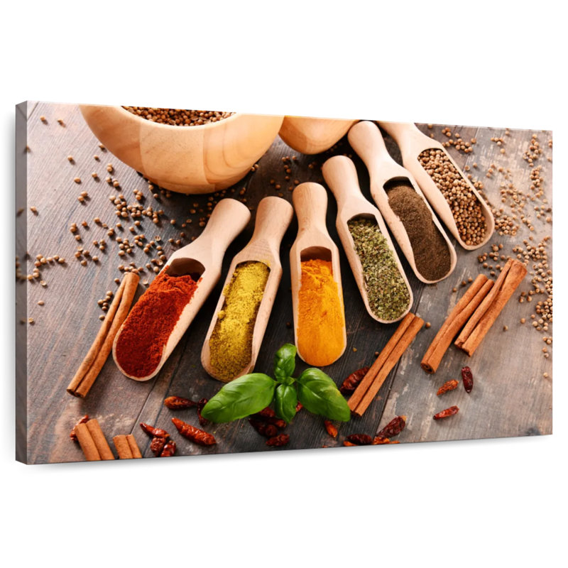 Yarlin Spices Of India, 34" H x 51" W