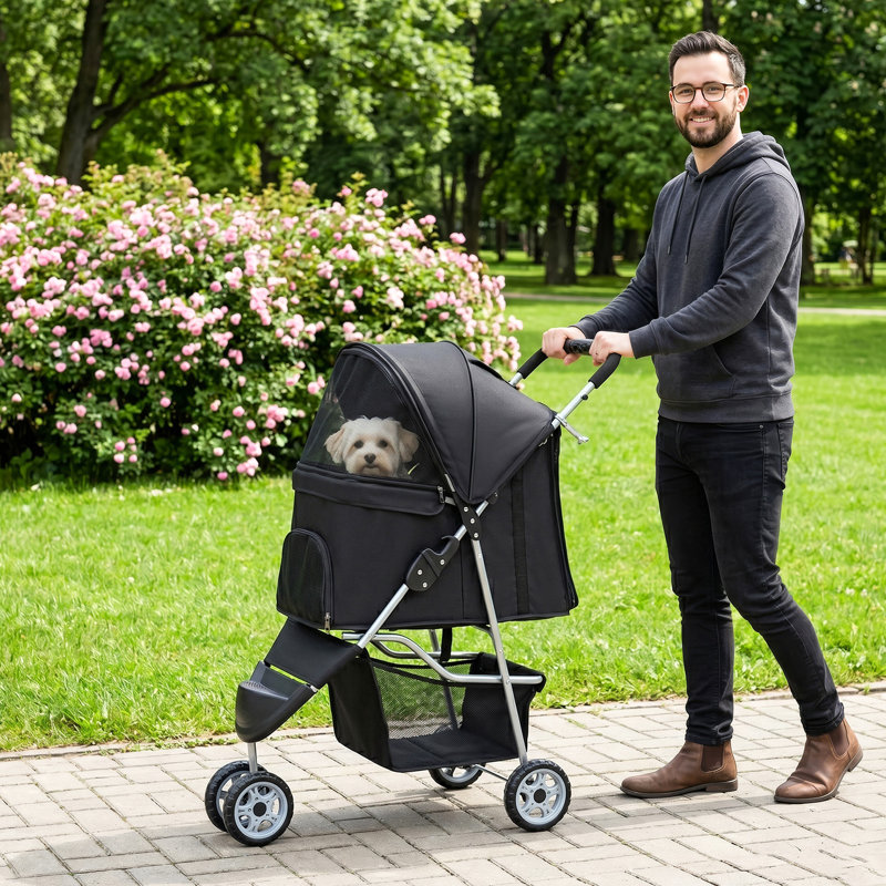 Poussette pliante Jogger, Noir