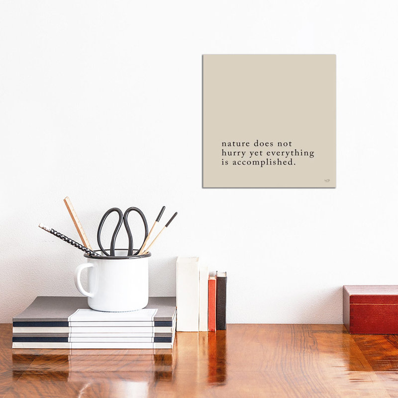 Accomplished by Lux + Me Designs - Wrapped Canvas Print, 30.48 cm H x 30.48 cm W