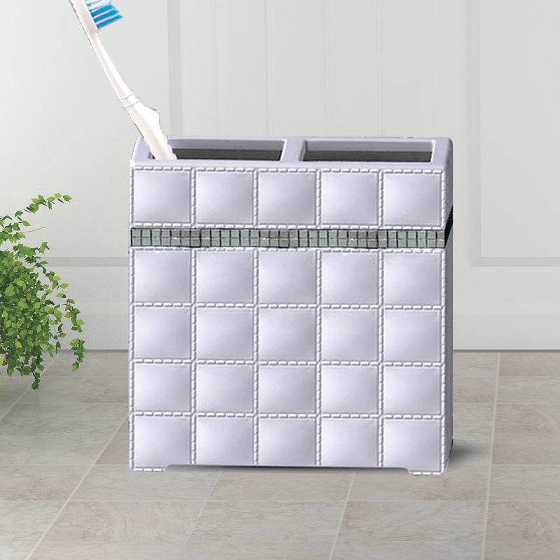Berna Toothbrush Holder, White