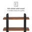 Tablettes murales en bois massif Urbana-1373647958