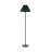 Modern Floor Lamp With Adjustable Height And Dark Green Shade - Elegant Standing Lamp With LED Bulb For Living Room, Bedroom, Or Office