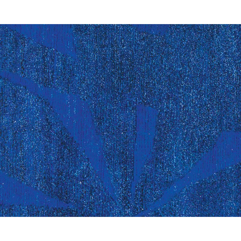 Paradise Floral Area Rug in Blue, Rectangle 2' x 3'