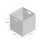 Decorative Storage Large Fabric Drawer Cube by ClosetMaid 33cm-18253059