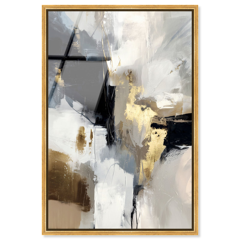 Décoration murale de bureau encadrée dorée, impression encadrée par Art Remedy, cadre doré, 20 x 30, H 31 po x l 21 po
