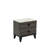 Nightstand In Dark Gray (Rustic Accents)-1297088121