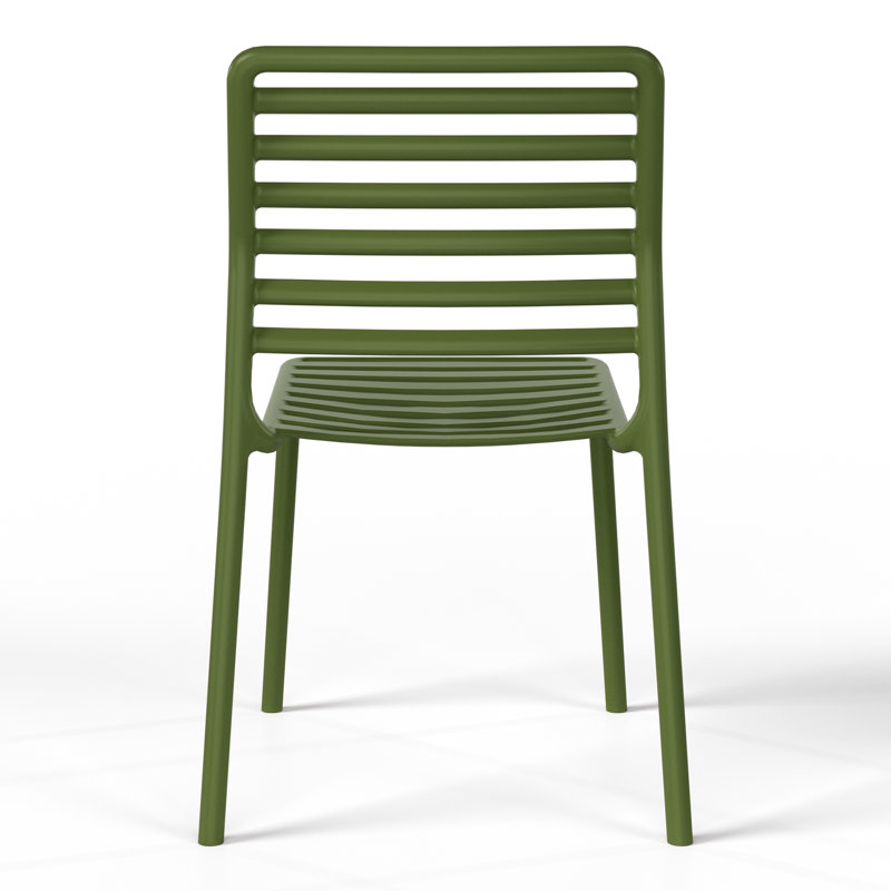 Chaise d'appoint de salle à manger Delron, Vert