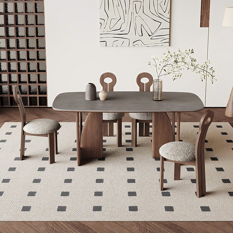 Table de salle à manger Sintered Stone, H 29,53 po x L 59,06 po x l 31,5 po