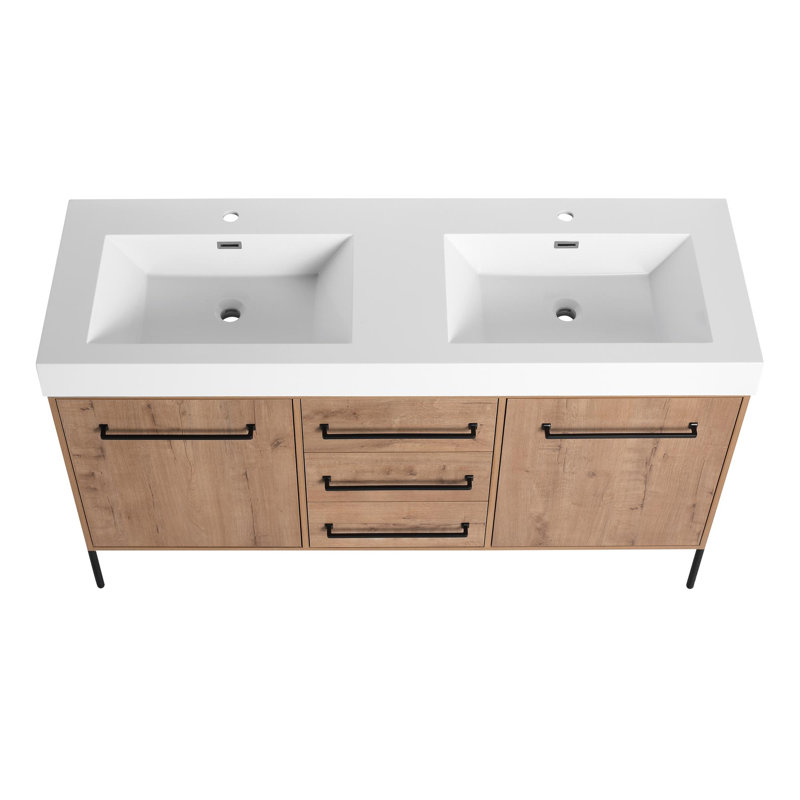 Meuble-lavabo autoportant 60 po