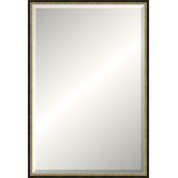 Black and Silver Old World Mirror