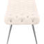 Banc rembourré avec rembourrage, pieds en métal poli et attrait sophistiqué classique-283564829-283564830