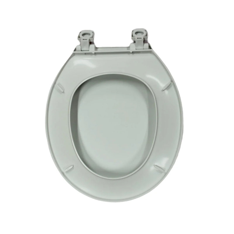 Siège de toilette allongé, Blanc