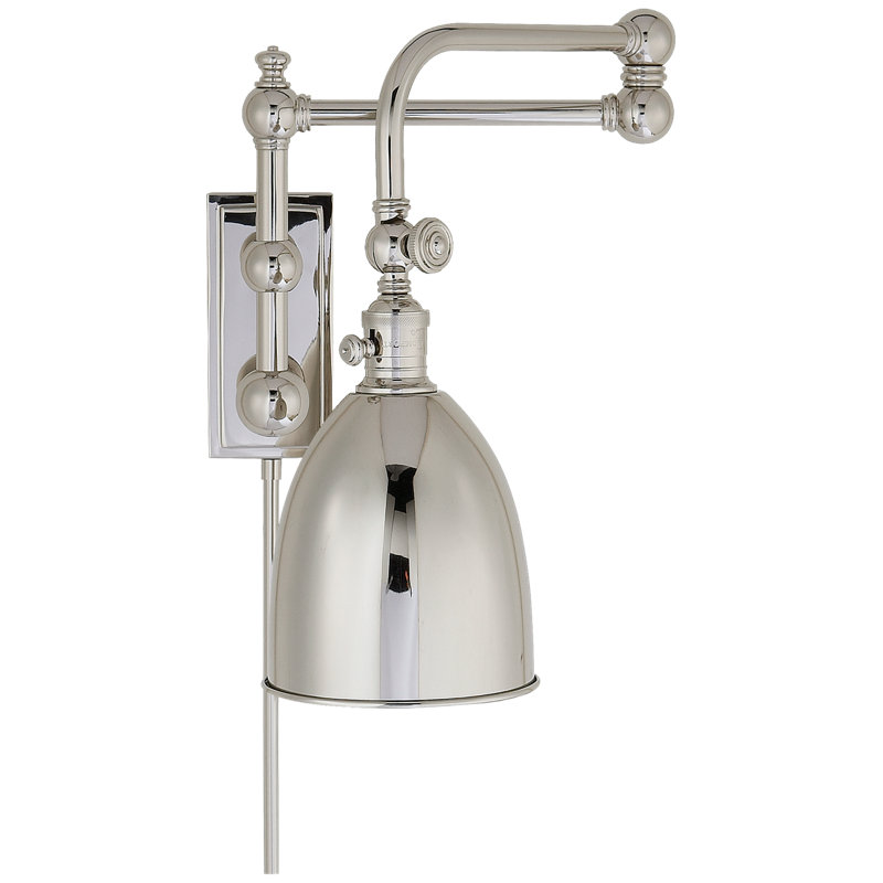 Chapman & Myers Pimlico Double Swing Arm, Polished Nickel