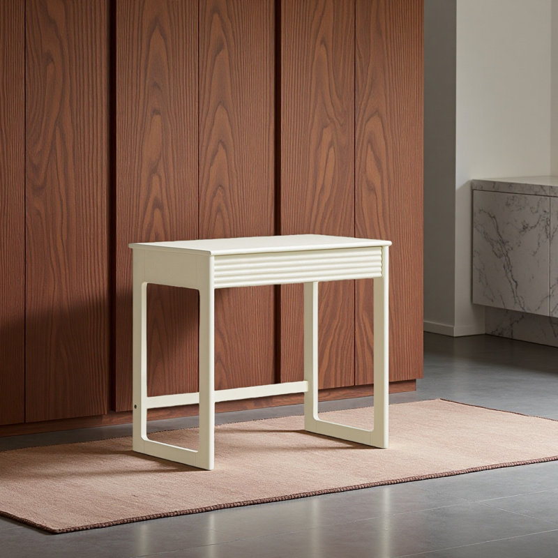 Bureau en bois massif avec tiroirs de rangement larges, H 29,52 po x l 31,49 po x P 18,3 po