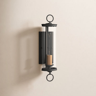 Cleore Single Light Glass Dimmable Flush Mounted Sconce